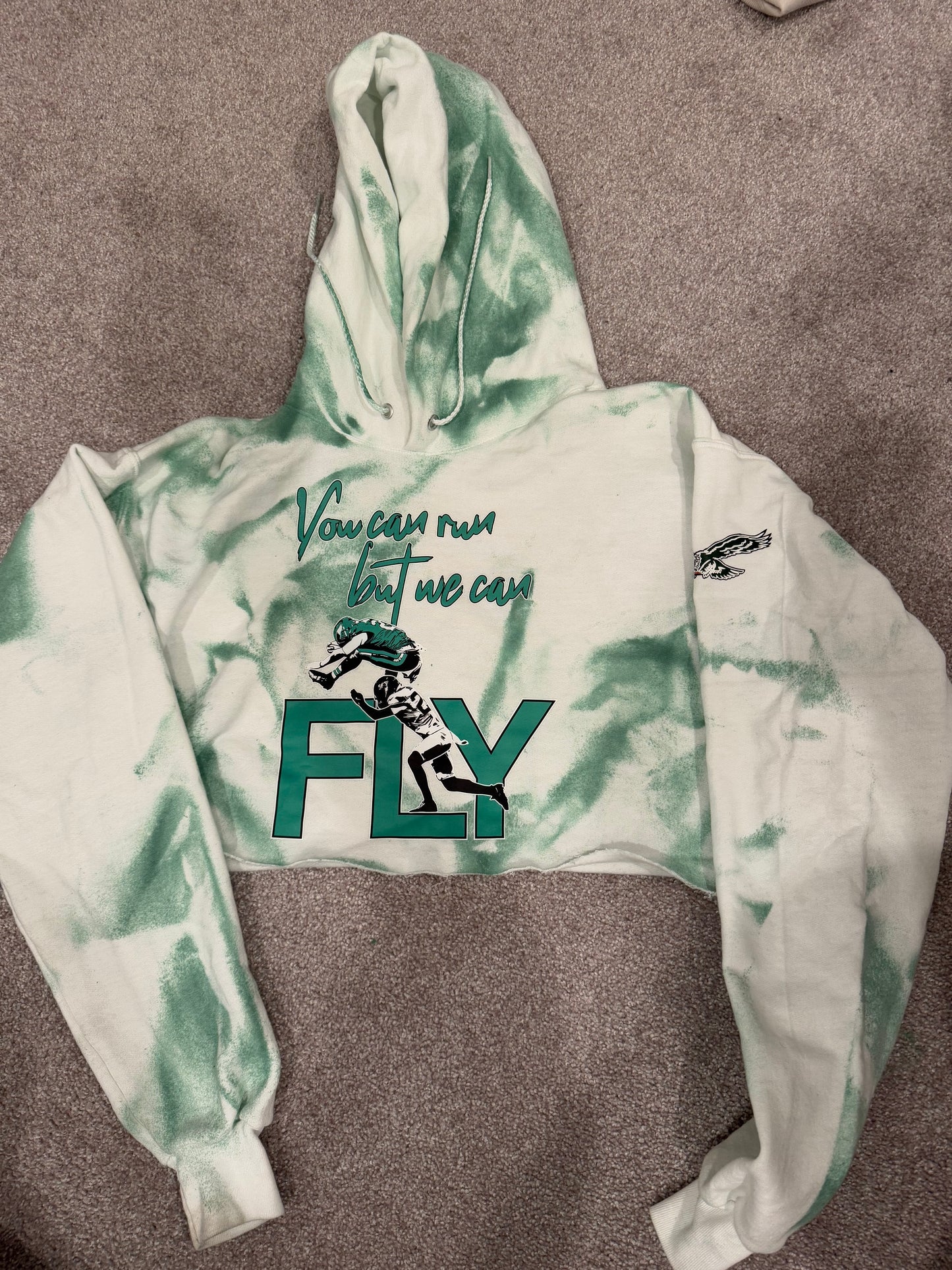 But we can FLY sweatshirt- DYED
