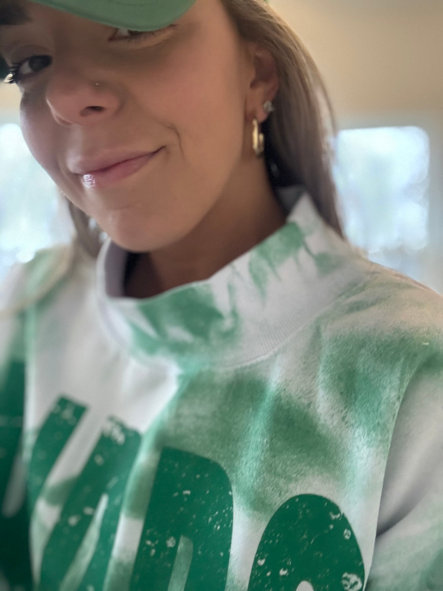 Birds Mockneck- spray dye