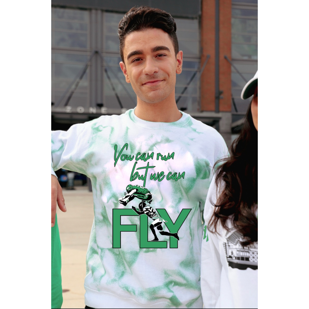 But we can FLY sweatshirt- DYED