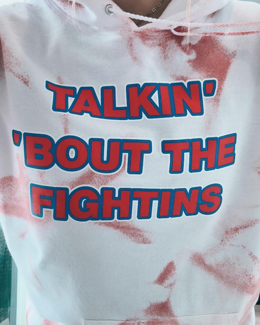 Talkin bout the Fightins sweatshirt- red