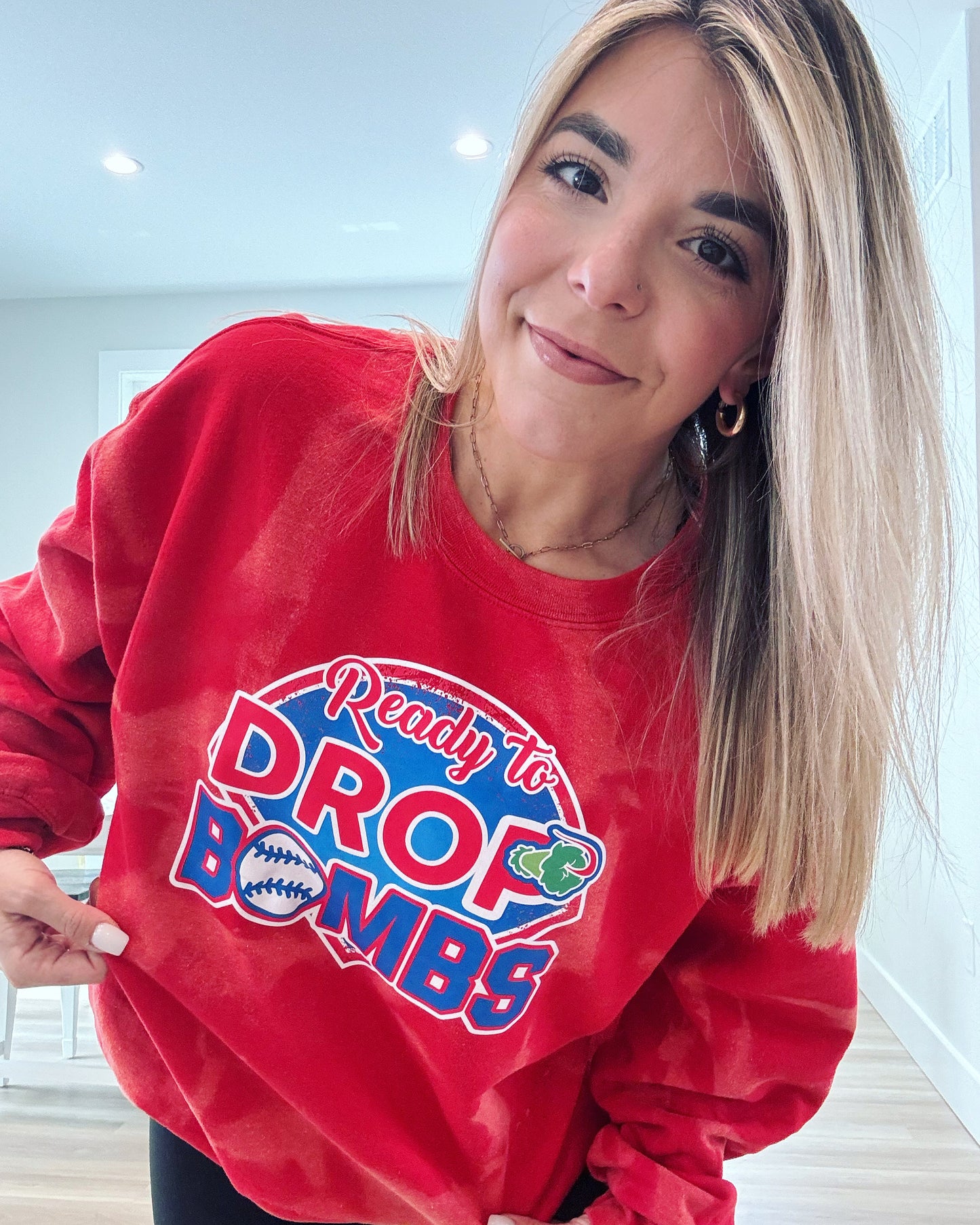 Drop Bombs reverse dye sweatshirt