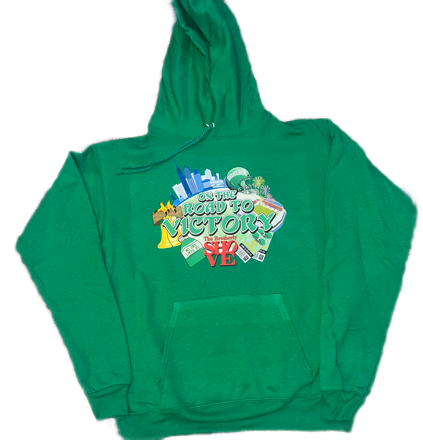 Road To Victory kelly green sweatshirt