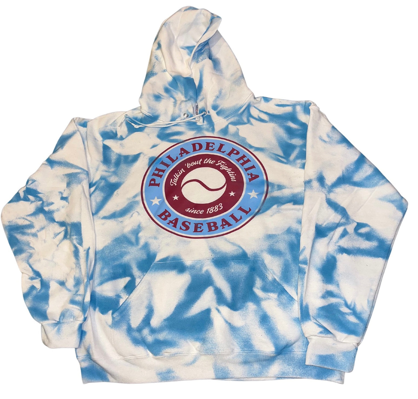 Spray dye Baseball Badge sweatshirt