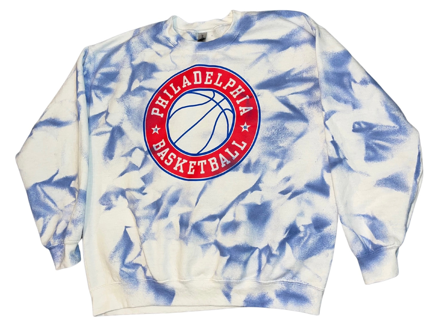 Spray Dye Basketball Badge sweatshirt