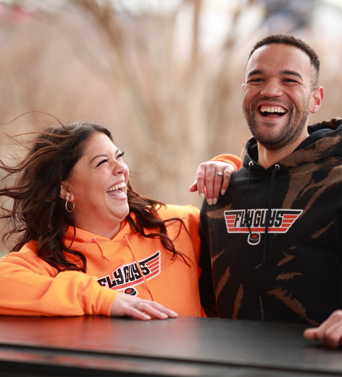 FlyGuys sweatshirt- black dyed