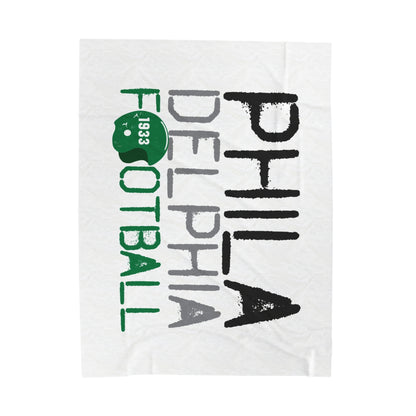 Phila Delphia Football Velveteen Plush Blanket