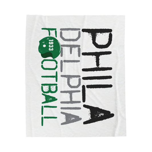 Phila Delphia Football Velveteen Plush Blanket