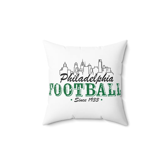 Philadelphia Football Accent Pillow