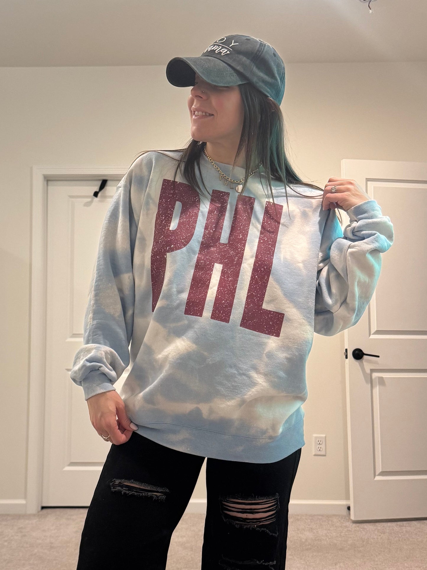 Big&Bold PHL baseball sweatshirt