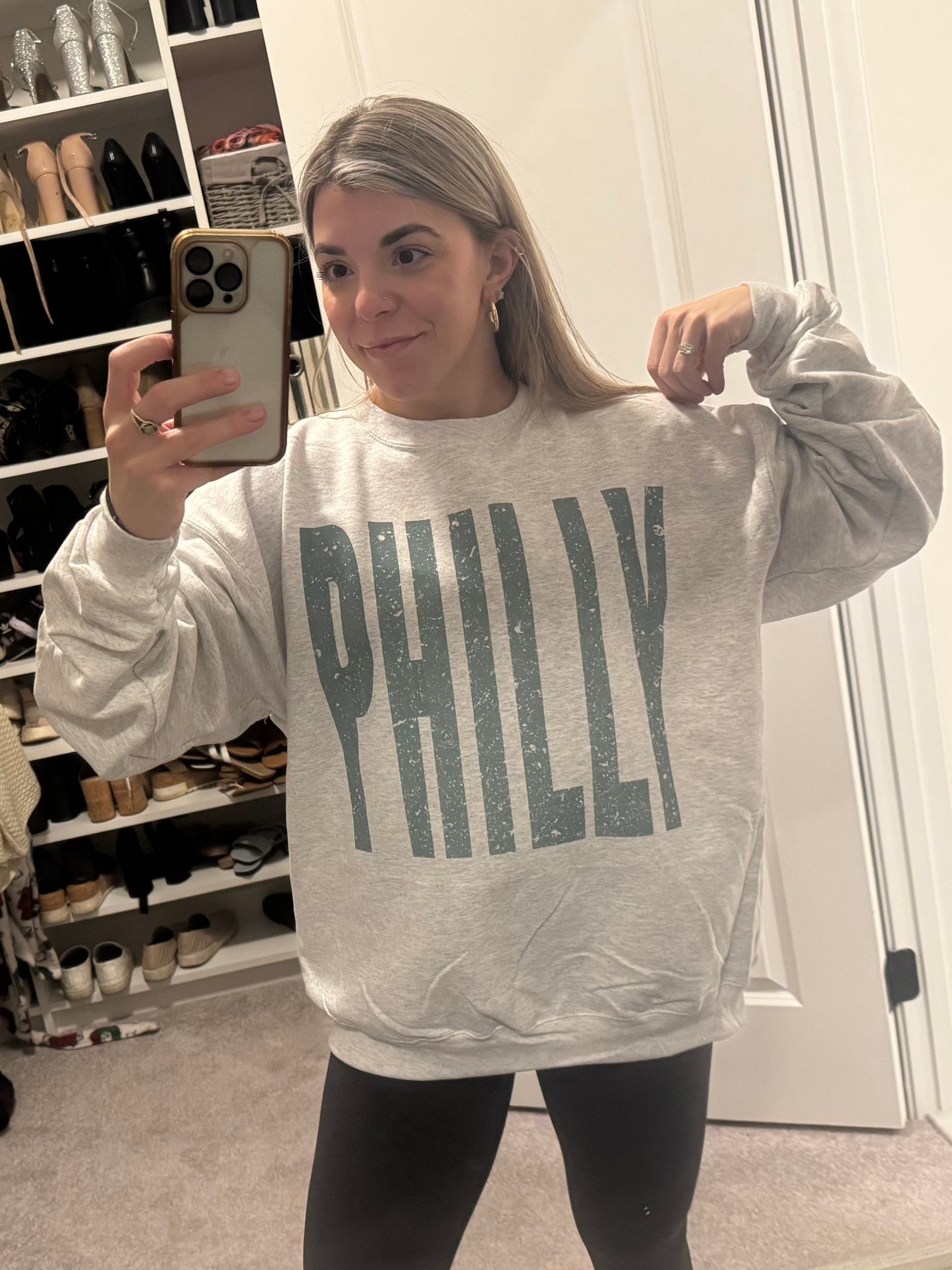 PHILLY Big&Bold sweatshirt- Ash