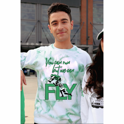 But we can FLY sweatshirt- DYED