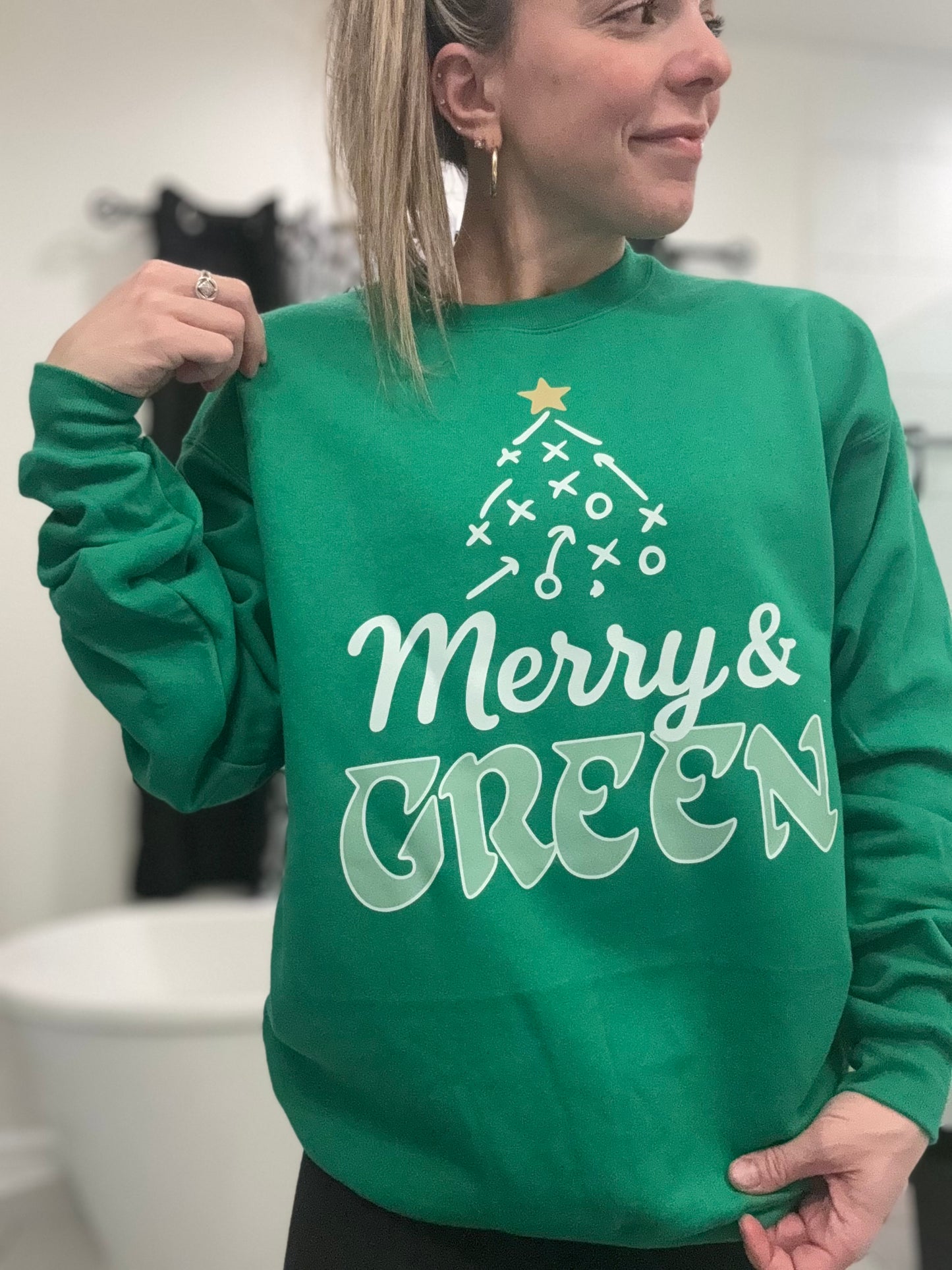 Merry & Green Crewneck