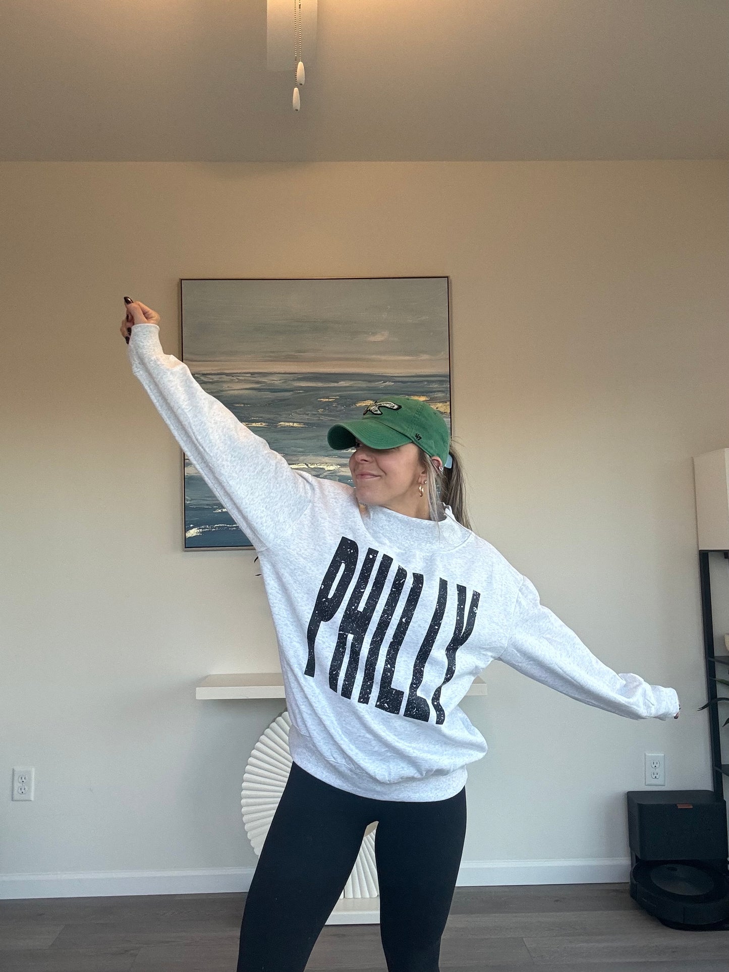 Philly Mockneck- Ash