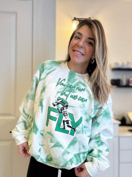 But we can FLY sweatshirt- DYED
