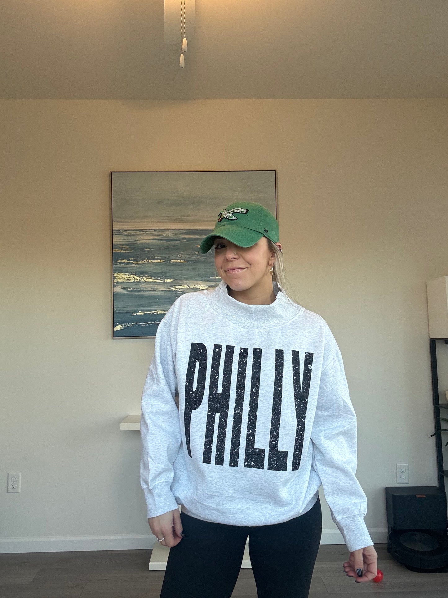 Philly Mockneck- Ash