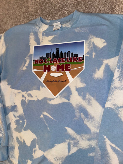 No Place Like Home sweatshirt- powder blue