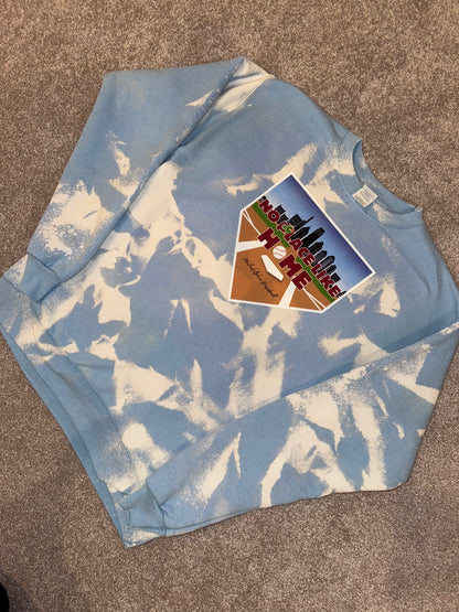 No Place Like Home sweatshirt- powder blue