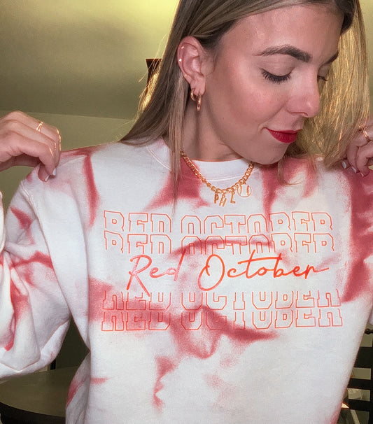 Red October spray dye