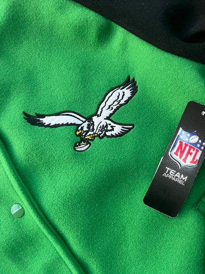 Womens NFL wool Eagles Varsity Jacket