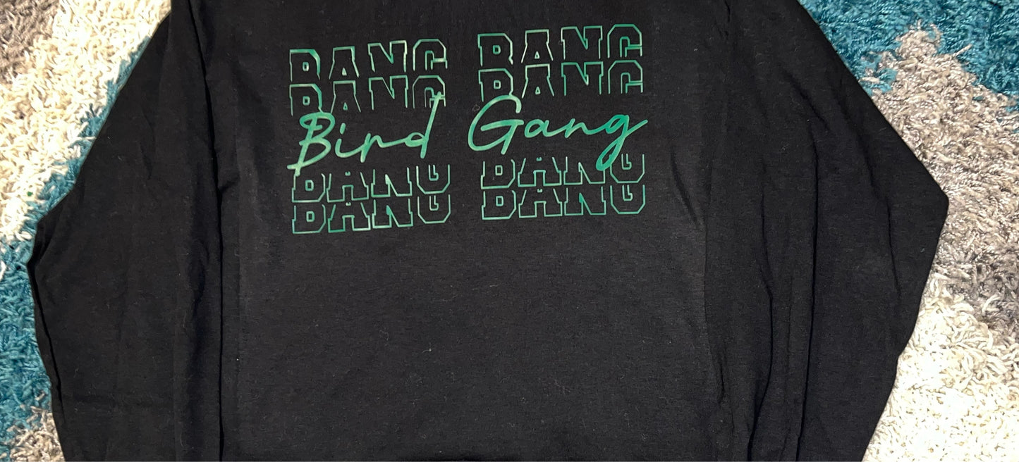 Bang Bang Bird Gang solid hoodie