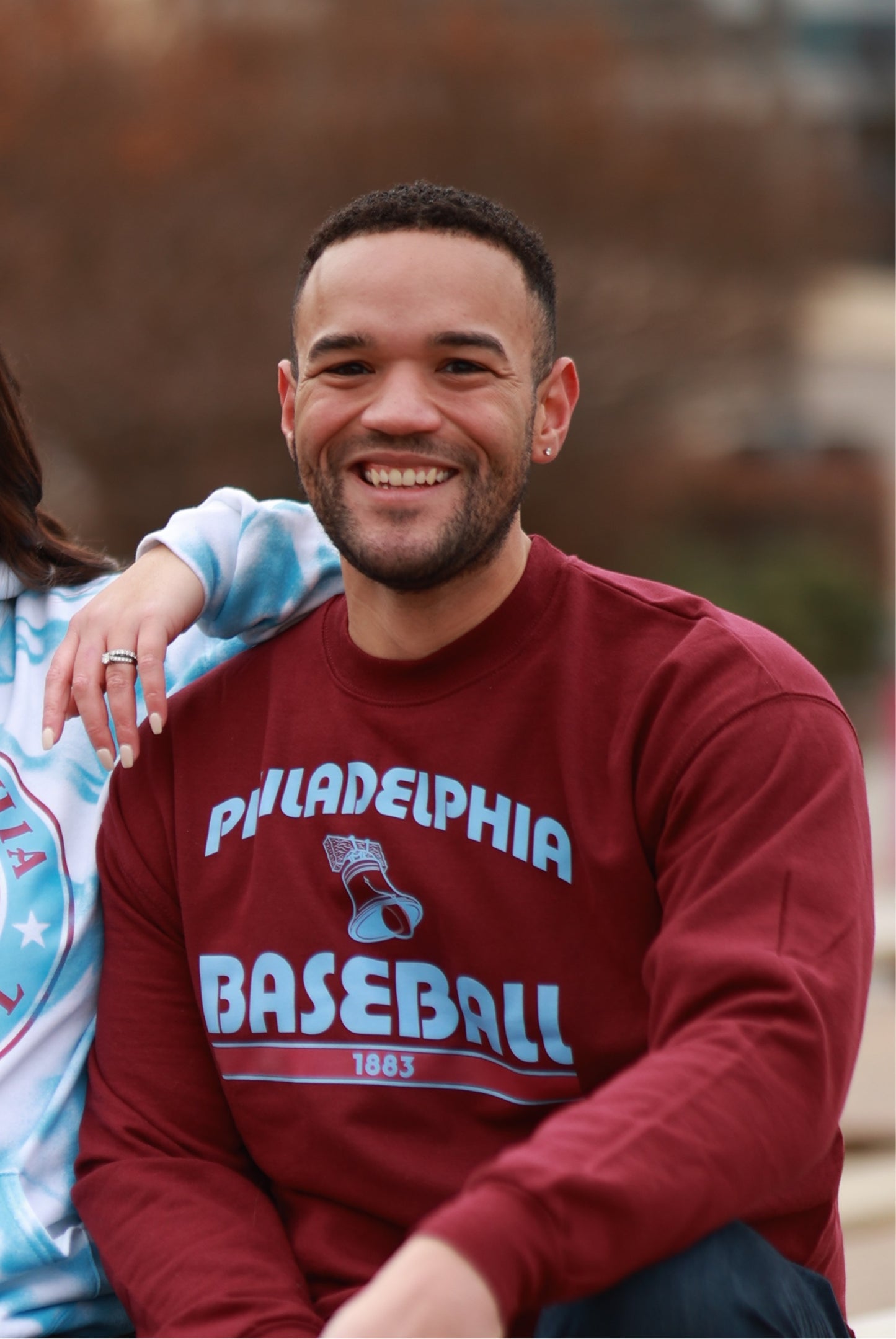 Philly Arched Baseball sweatshirt