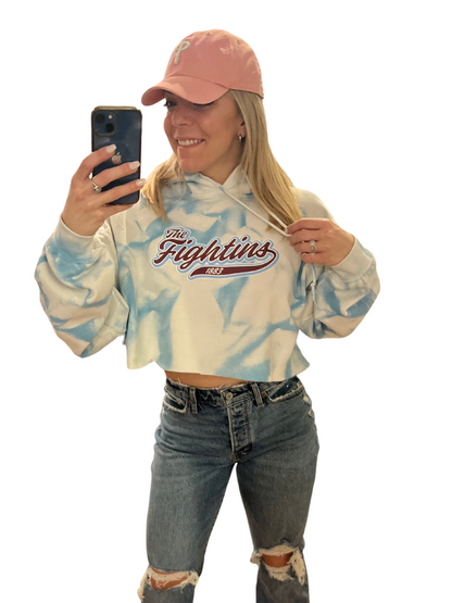 Spray dye Fightins sweatshirt